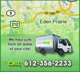 Junk Eco provides Eden Prairie junk removal, hauling, disposal, and recycling.