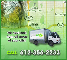 Junk Eco provides Edina junk removal, hauling, disposal, and recycling.