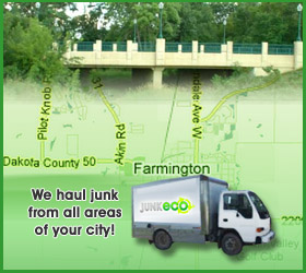 Junk Eco provides Farmington junk removal, hauling, disposal, and recycling.