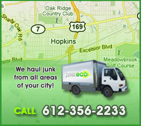Junk Eco provides Hopkins junk removal, hauling, disposal, and recycling.