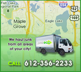Junk Eco provides Maple Grove junk removal, hauling, disposal, and recycling.