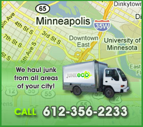 Junk Eco provides Minneapolis junk removal, hauling, disposal, and recycling.