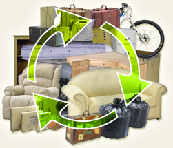 Junk Eco works hard to recycle customers' junk, and avoid landfills. We accept nearly all junk, and can be be available same day in most cases.