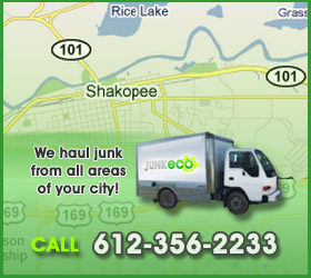 Junk Eco provides Shakopee junk removal, hauling, disposal, and recycling.